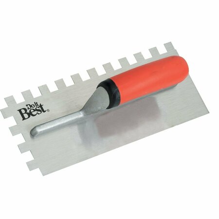 ALL-SOURCE 1/2 In. Square Notched Trowel 311804